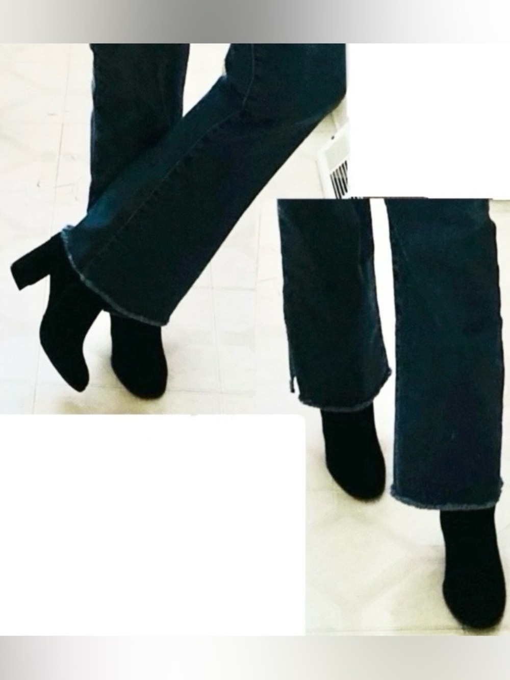 Style & Co. Black Microfiber Suede Boots - Picture 6 of 14